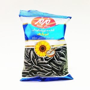 تخمه آفتابگردان نمکی 100گرم مزمز