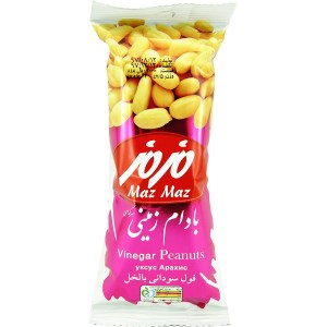 بادام زمینی سرکه ای 35 گرم مزمز