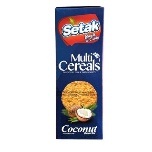 ستاک بیسکوییت چند غله نارگیلی 300گ