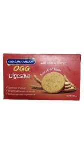 OGG بیسکوییت دایجستیو سبوس دار 255 گرم