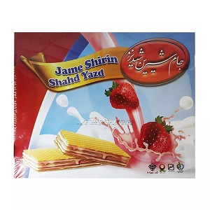 ویفر با طعم توت فرنگی 450 گرم جام شیرین