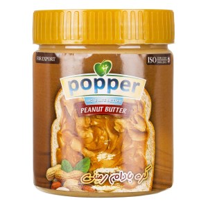 پوپر کره بادام زمینی صادراتی 345 گ*
