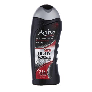 شامپو بدن 400 گرم مشکی آقایان اکتیو