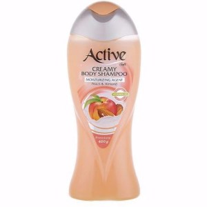 اکتیو شامپوبدن کرمی هلووبادام400گ