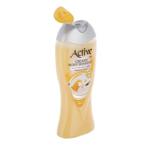 اکتیوشامپو بدن کرمی وانیل وعسل400گ