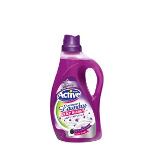 اکتیو مایع لباسشویی پلی واش بنفش 2500گ