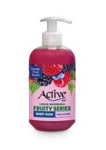 اکتیو مایع دستشویی صدفی هلو فروتی 450گ