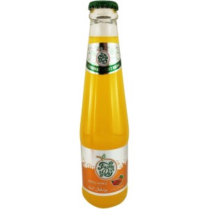 فرشی دی نوشیدنی گازدار پرتقال انبه شیشه 250م