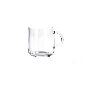 فنجان شیشه ای دسته دار 260CC لیمون