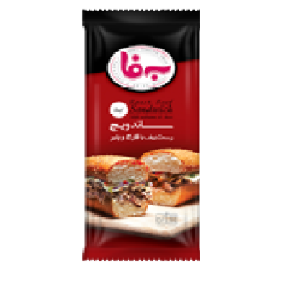 به فا ساندویچ ژامبون مرغ با پنیر 240 گ