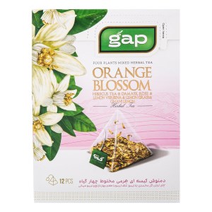 گپ دمنوش کیسه ای هرمی بهارنارج 12ع