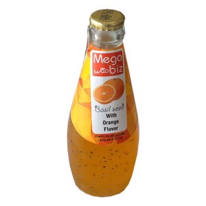 مگابیز نوشیدنی تخم شربتی پرتقال 240 میل