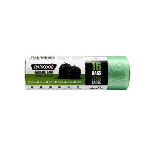 دارکوب کیسه زباله سبز16برگی بزرگ(85*70)