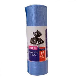 دارکوب کیسه زباله آبی 16 برگ 85*70 دارکوب کیسه زباله آبی 16 برگ 85*70