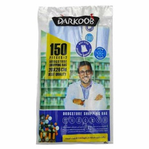 دارکوب پاکت دسته دار داروخانه 150ع (20*26)