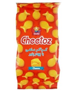 چی توزکراکرماهی پنیری90گ