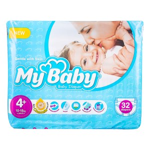 پوشک سایز 4(32 عددی)مای بیبی (پلاس)