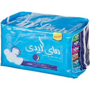 نوار بهداشتی سه تا شده خیلی بزرگ مشبک مای لیدی