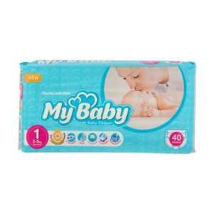 پوشک سایز 1 (40عددی)مای بیبی
