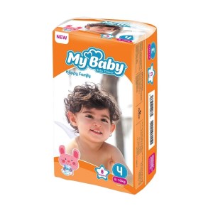 مای بیبی پوشک سایز 4 نرمال نارنجی (8عددی)