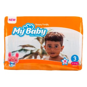 اکو مای بیبی پوشک کودک دوبل سایز 3 (38عددی )