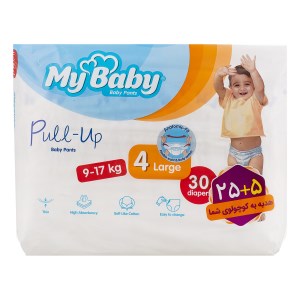 مای بیبی پول آپ سایز 4 (شورتی اقتصادی) 30ع