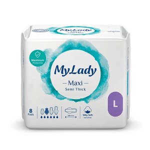 مای لیدی نوار بهداشتی مکسی کتان بزرگ8ع