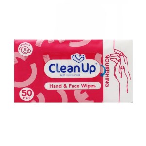 کلین آپ دستمال مرطوب آنتی باکتری 50ع