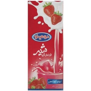 دومینو شیر توت فرنگی 200گ
