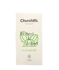 چرچیلز کاندوم خاردار شیاردار روان کننده وانیل 12ع