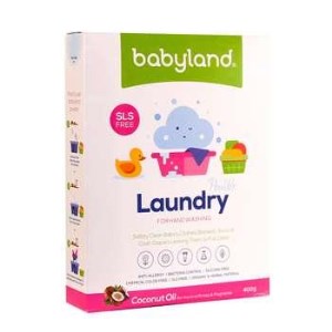 بی بی لند پودرصابون رختشویی با روغن نارگیل 400گ