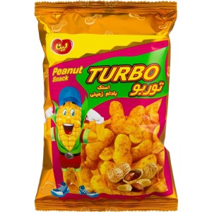 لینا توربو اسنک بادام زمینی 80 گرم