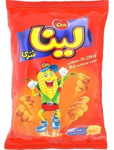 لینا پفک پنیری فنری 80گ