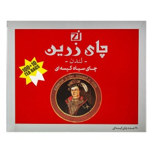 زرین چای سیاه کیسه ای 10+100عددی