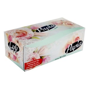 پاپیا دستمال کاغذی 150برگ 2لایه