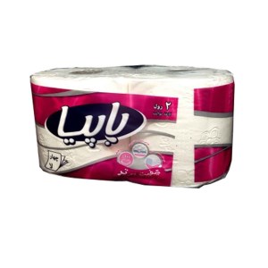پاپیا دستمال توالت 4لایه 2رول
