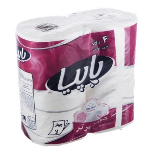 پاپیا دستمال توالت 4رول
