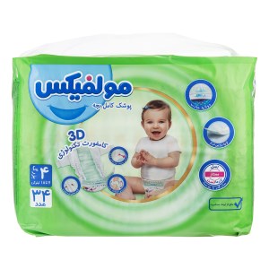 پوشک سایز 4(34عددی) مولفیکس