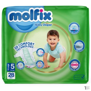 مولفیکس پوشک سایز5(28عددی)