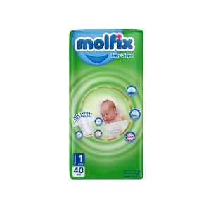 مولفیکس پوشک سایز 1 نوزادی (40عددی)
