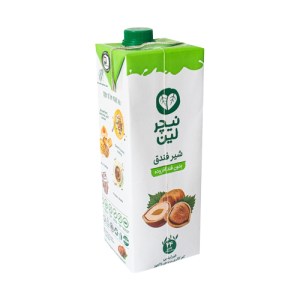 نیچرلین شیر فندق بدون قند 1 لیتری