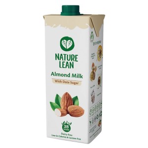 نیچرلین شیر بادام زمینی با قندخرما 1 L