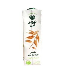 نیچرلین شیر جو دوسر بدون قند 1لیتری