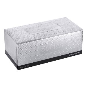 سافتلن دستمال نقره ای 300برگ