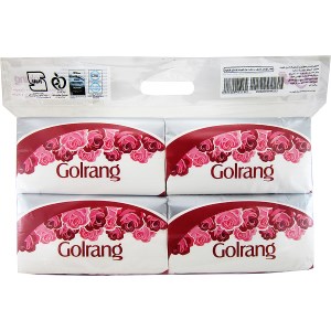 گلرنگ دستمال کاغذی بسته بندی 4عددی