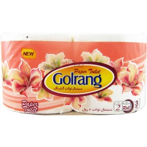 گلرنگ دستمال توالت دو قلو