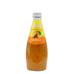 کیوب لند نوشیدنی تخم شربتی پرتقال 300ml