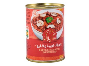 گیلانی کنسرو لوبیا با قارچ 380 گ