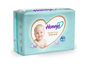 هانیز پوشک سایز 4 دوقلو34ع