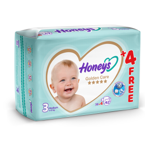 هانیز پوشک سایز 3دوقلو 38ع